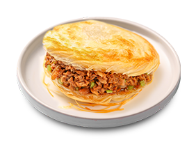酥皮肉夾饃